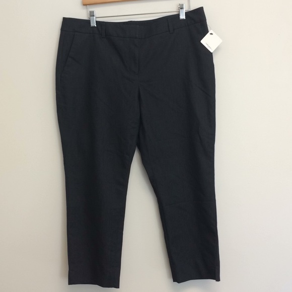 Halogen gray cropped work pants size 14 P - Picture 1 of 5